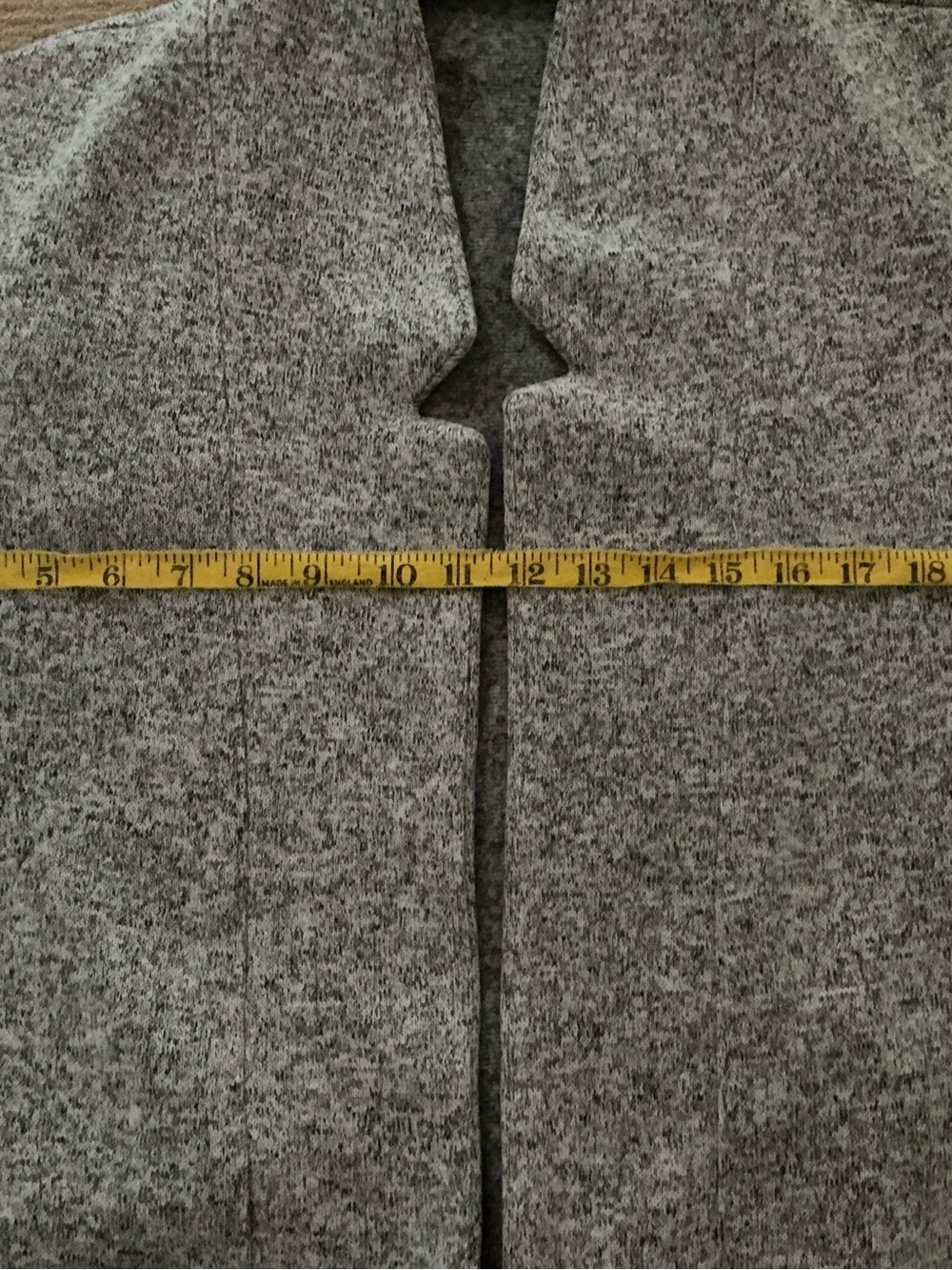 Ricki's Grey Open-Front Cardigan Sweater with Pockets - Picture 4 of 6